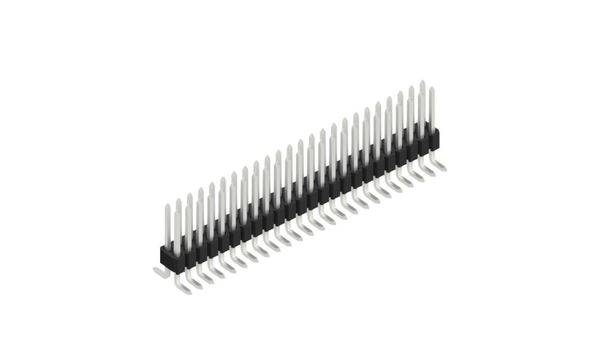 Fischer Elektronik standardna letva s muškim kontaktima Broj redova: 2  SLVW4SMD04848Z 10 St.