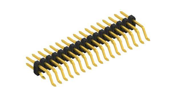 Fischer Elektronik standardna letva s muškim kontaktima Broj redova: 2 SLY10SMD04034G 10 St.-0