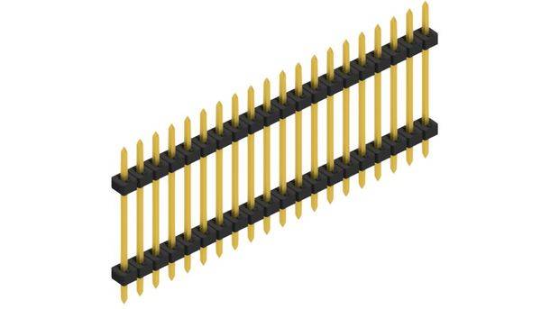 Fischer Elektronik standardna letva s muškim kontaktima Broj redova: 1 SLY512220G 10 St.-0