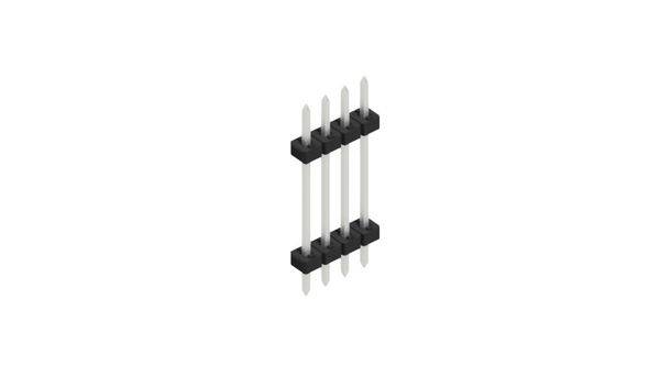 Fischer Elektronik standardna letva s muškim kontaktima Broj redova: 1 SLY51224Z 10 St.-0