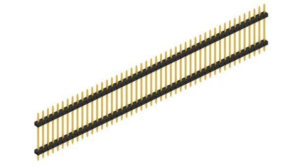 Fischer Elektronik standardna letva s muškim kontaktima Broj redova: 1 SLY512247G 10 St.-0