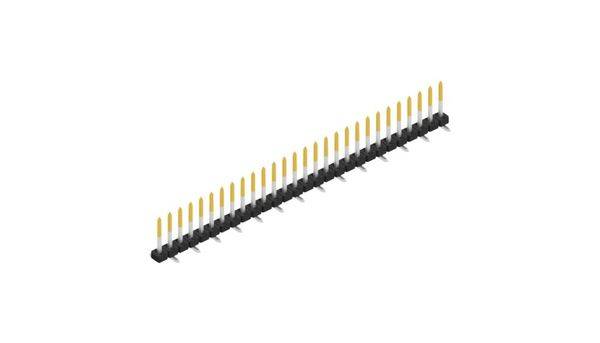 Fischer Elektronik standardna letva s muškim kontaktima Broj redova: 1 SLY7SMD06228S 10 St.-0