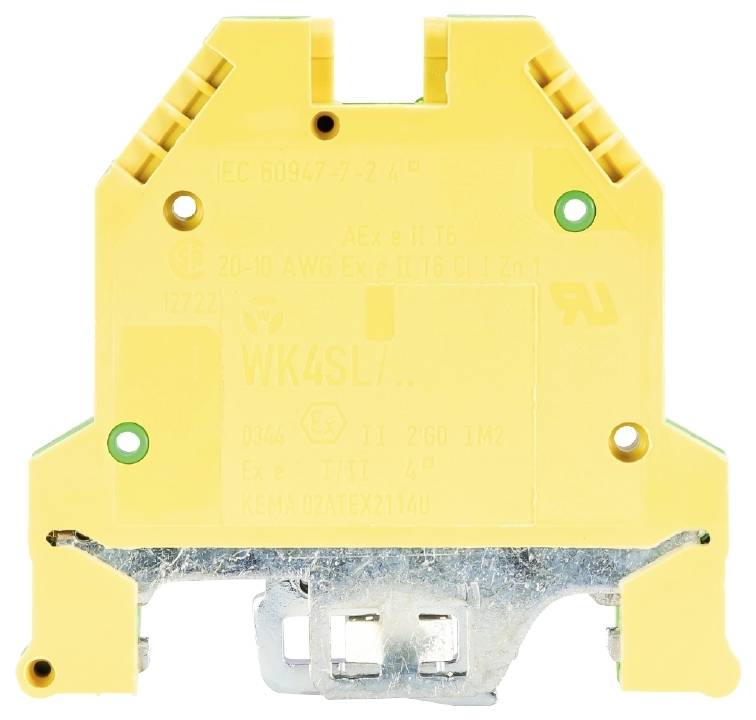 Wieland Electric 54.504.9055.0 stezaljka za zaštitni vodič 6.2 mm vijak zeleno-žuta 100 St. Piece