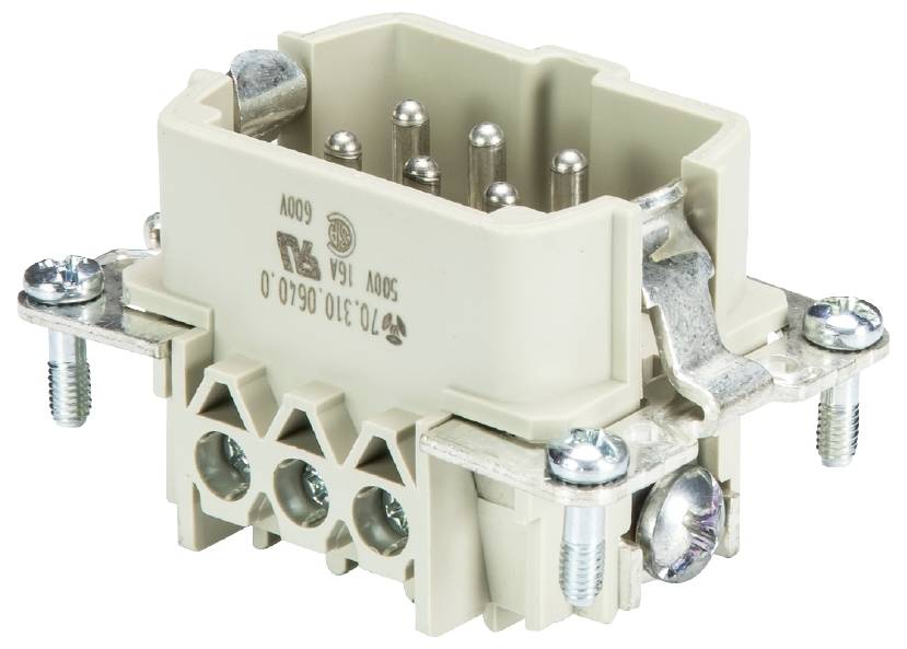 Wieland Electric 70.310.0602.0 Stekker inzetstuk Totaal aantal polen 6 10 stuk(s)