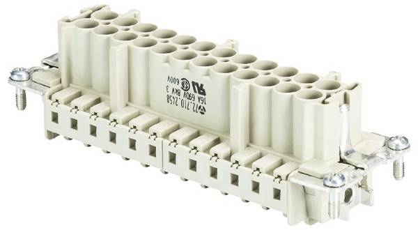 Wieland Electric 72.710.2458.0 umetak utikača  Ukupan broj polova 22 10 St.