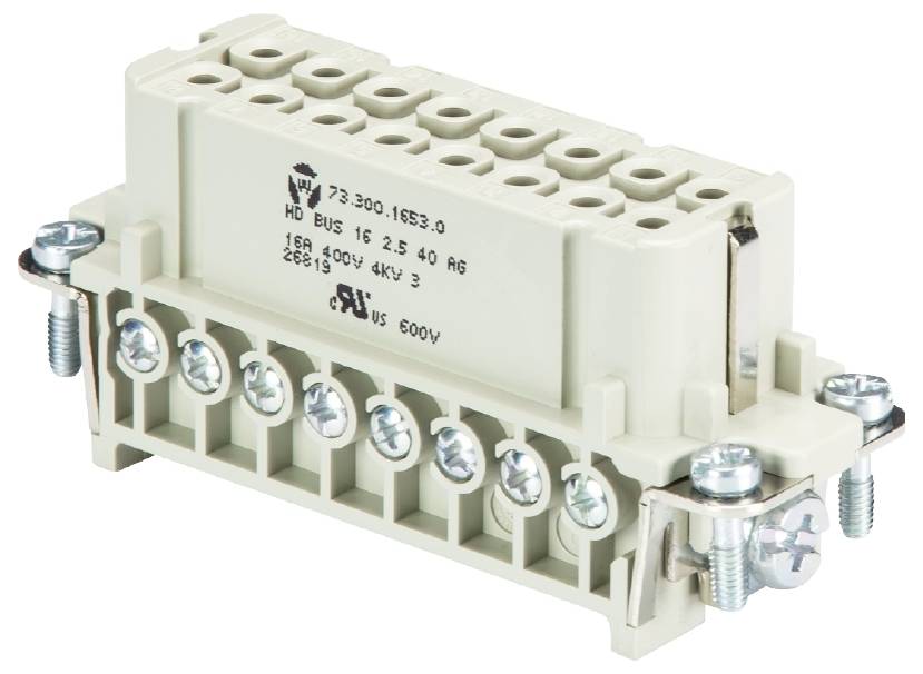 Wieland Electric 73.300.1653.0 Businzetstuk Totaal aantal polen 16 10 stuk(s)