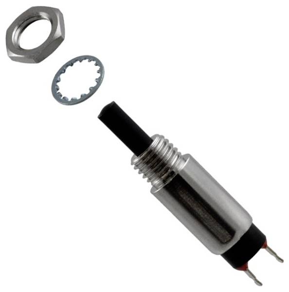 C & K Switches 8732S1HZBE Push button 8700 Series Druktoets 20 V/DC 1x uit/(aan) 1 stuk(s) Bulk
