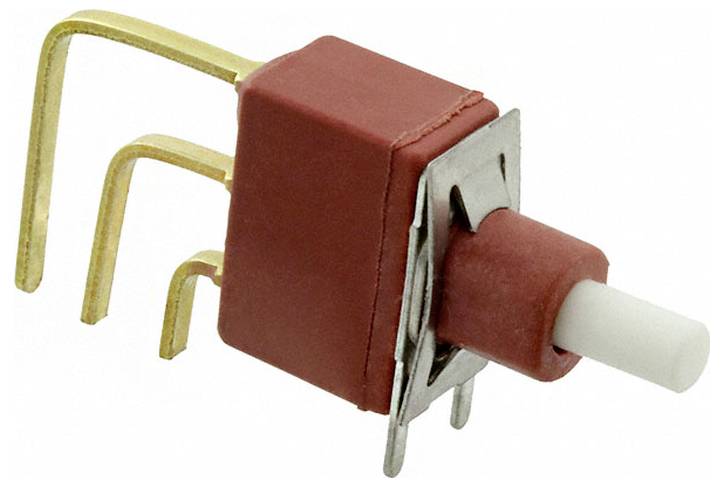 C & K Switches E112SD1AV2QE Push button E010 Series Druktoets 28 V/DC 1x aan/(aan) 1 stuk(s) Bulk