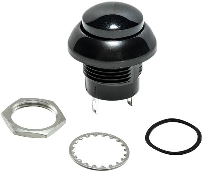C & K Switches PNP8E2D2Y03QE Push button PNP Series Druktoets 32 V/DC 1x uit/(aan)/aan IP68 1 stuk(s) Bulk