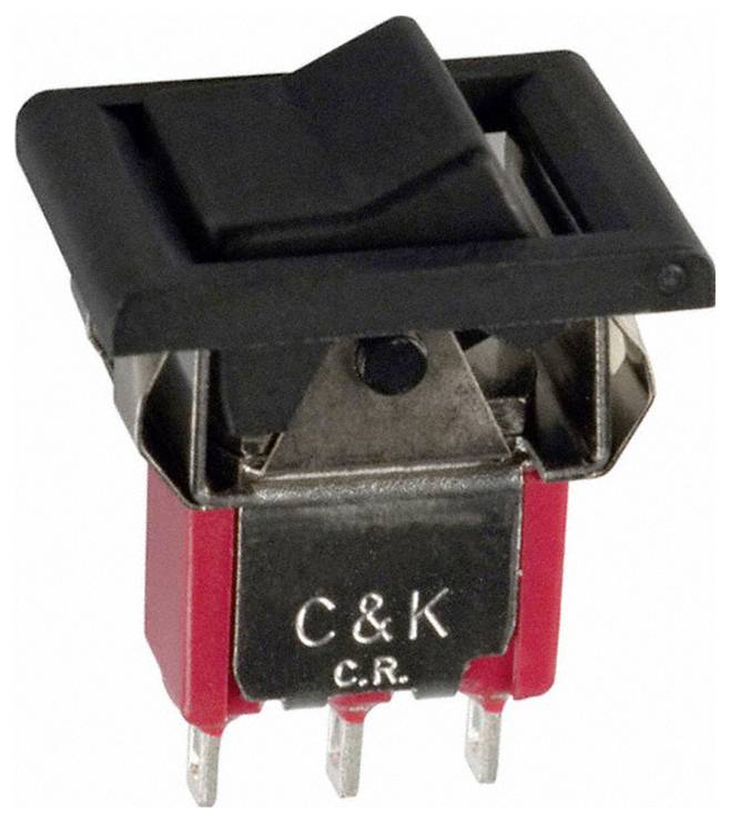 C & K Switches 7103J51ZQE22 Rocker-Switch 7000 Series 120 V/AC, 28 V/DC 5 A 1x aan/uit/aan 1 stuk(s) Bulk