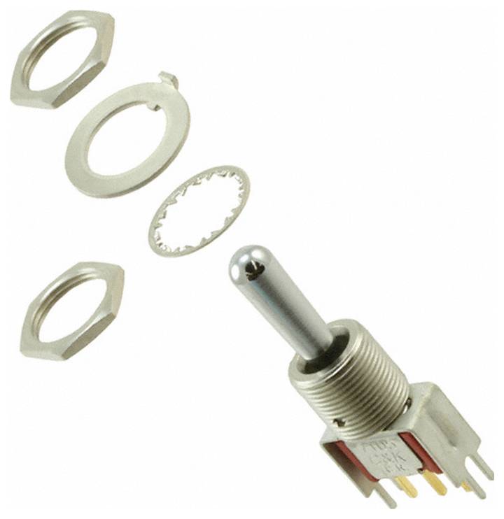 C & K Switches 7105TPV3BE Toggle Switch 7000 Series 20 V/AC, 20 V/DC 1x (aan)/uit/(aan) 1 stuk(s) Bulk