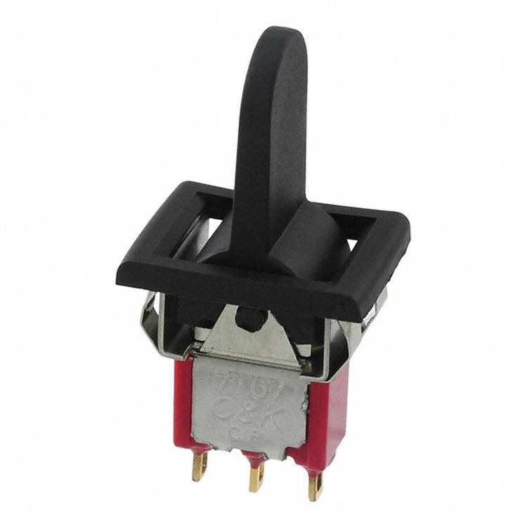 C & K Switches 7107J91ZGE22 Rocker Switch 7000 Series 120 V/AC, 28 V/DC 5 A 1x aan/uit/(aan) 1 stuk(s) Bulk