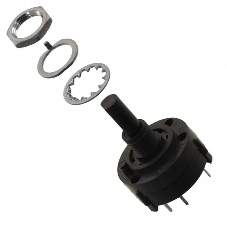 C & K Switches A10803RNCQ Rotary Switch A Series Draaischakelaar 125 V/AC, 125 V/DC 2.5 A Schakelposities 8 1 stuk(s) Piece