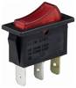 C & K Switches CM102J3RS205QA7 Rocker Switch CM Series 120 V/AC 16 A 1 x on/off 1 St. Bulk