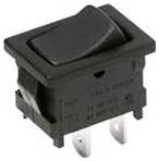 C & K Switches D105J11G205PQA Rocker Switch D Series 120 V/AC 4 A 1x (aan)/uit/(aan) 1 stuk(s) Bulk