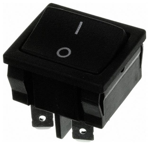 C & K Switches D202J12S205PQA Rocker Switch D Series 120 V/AC 4 A 2x aan/uit 1 stuk(s) Bulk