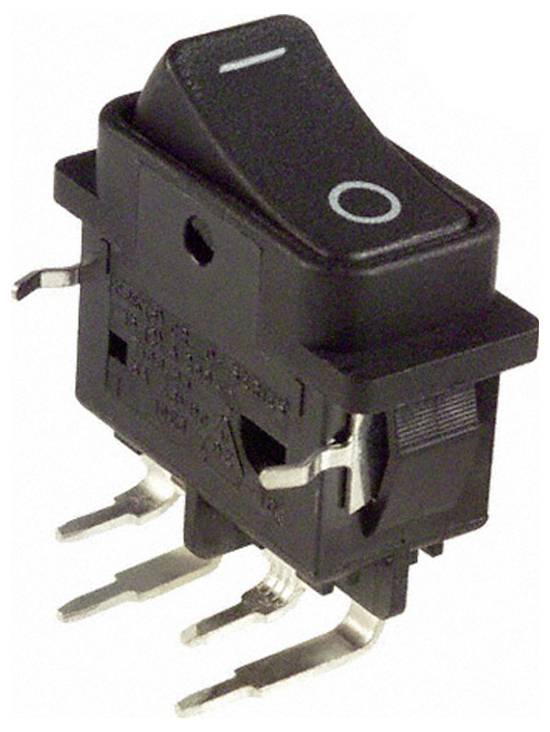 C & K Switches DF62J12S2APQA Rocker Switch DF Series 120 V/AC, 48 V/DC 16 A 2x aan/uit 1 stuk(s) Bulk