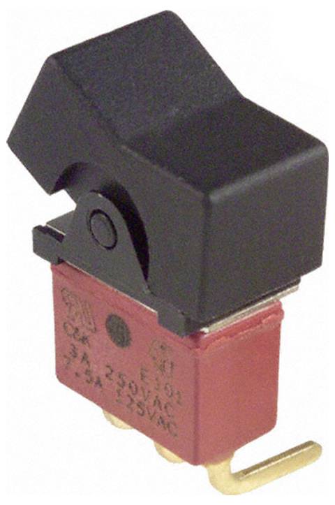 C & K Switches E101J1AQE2 Rocker Switch E Series 120 V/AC, 28 V/DC 7.5 A 1x aan/aan 1 stuk(s) Bulk