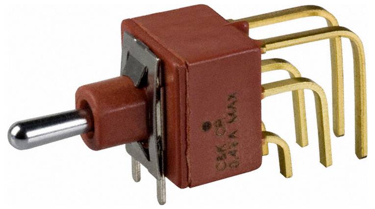 C & K Switches E203MD1AV2BE Toggle Switch E Series 20 V/AC, 20 V/DC 2x aan/uit/aan IP57 1 stuk(s) Bulk