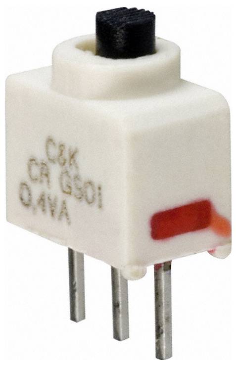 C & K Switches GS01MCBE Slide-Switch GS Series Schuifschakelaar 20 V/AC, 20 V/DC 1x aan/aan 1 stuk(s) Tray