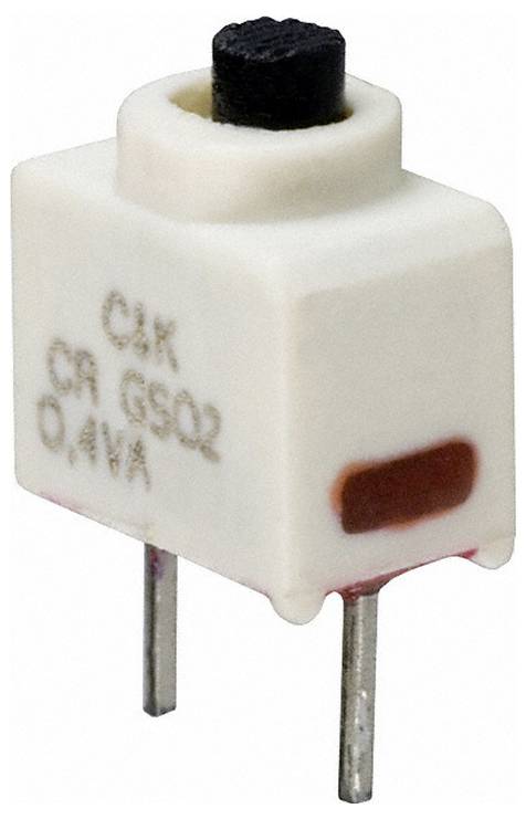 C & K Switches GS02MCBE Slide-Switch GS Series Schuifschakelaar 20 V/AC, 20 V/DC 1x aan/uit 1 stuk(s) Tray