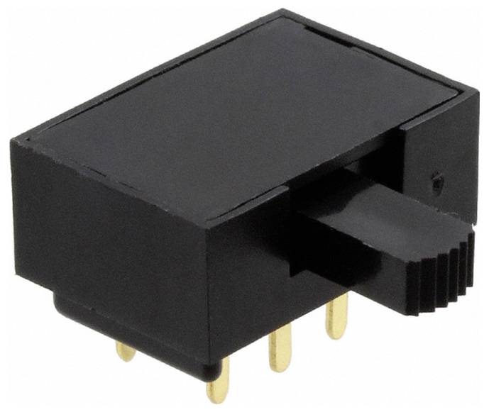 C & K Switches L202021MA04B Slide Switch LP Series Schuifschakelaar 20 V/AC, 20 V/DC 2x aan/aan 1 stuk(s) Bulk