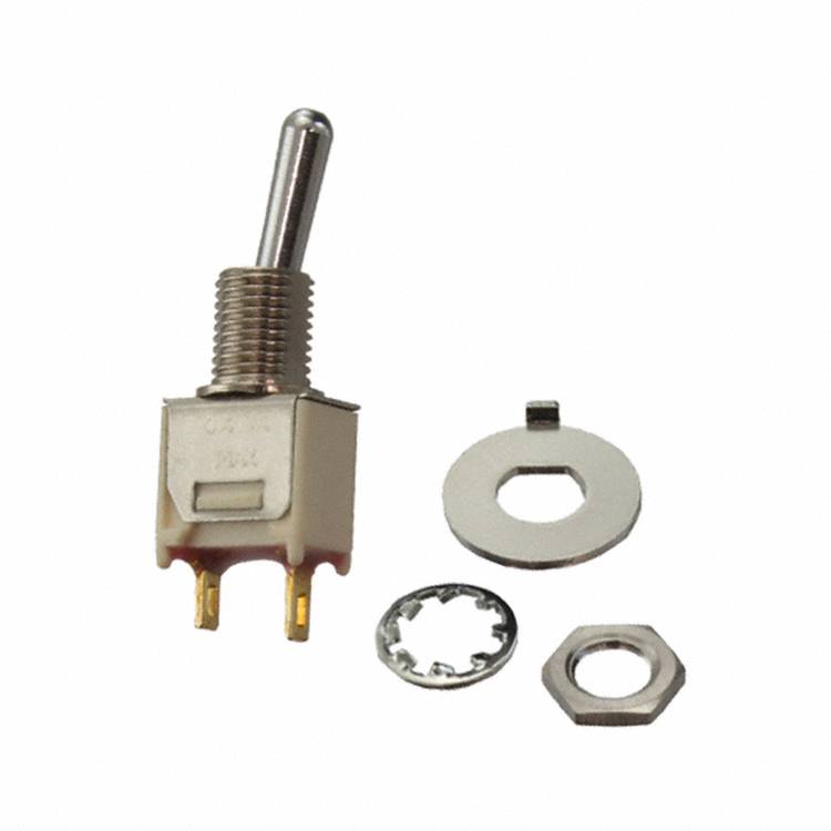 C & K Switches T102M1HZBE Toggle Switch T Series 20 V/AC, 20 V/DC 1x aan/uit 1 stuk(s) Bulk