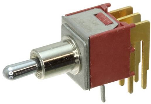 C & K Switches T205MH9ABE Toggle Switch T Series 20 V/AC, 20 V/DC 2x (aan)/uit/(aan) 1 stuk(s) Bulk