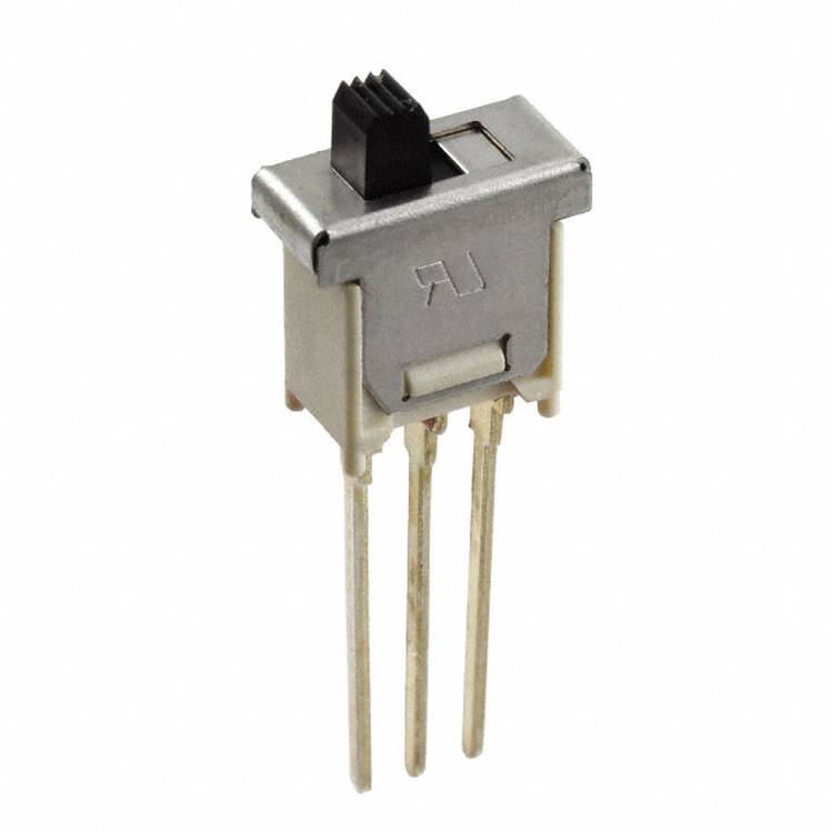 C & K Switches TS01WQE Slide Switch TS Series Schuifschakelaar 120 V/AC, 28 V/DC 3 A 1x aan/aan 1 stuk(s) Bulk