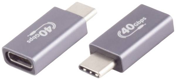 USB-C® adapter, USB-C® utičnica, 4.0, metal, Pro adapter   10080138 BKL Electronic Sadržaj: 1 St.