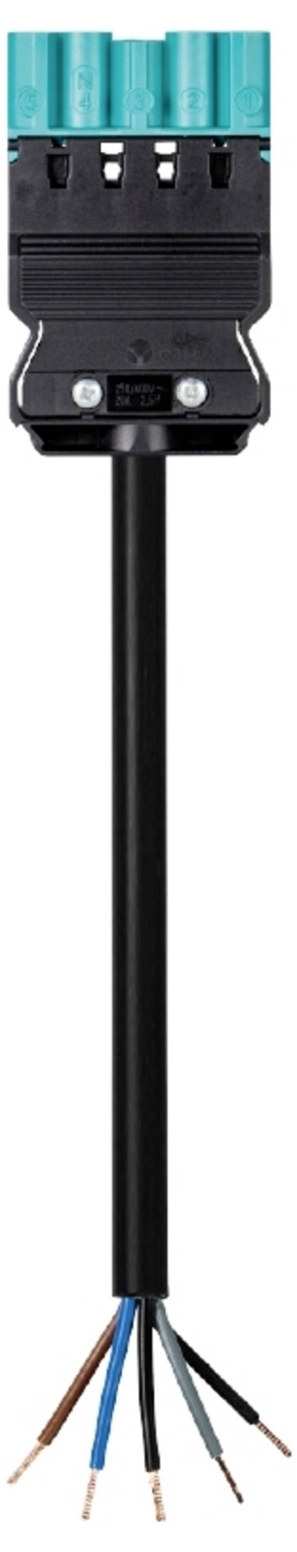 Wieland Electric 92.257.1064.8  priključni kabel  crna 1 m