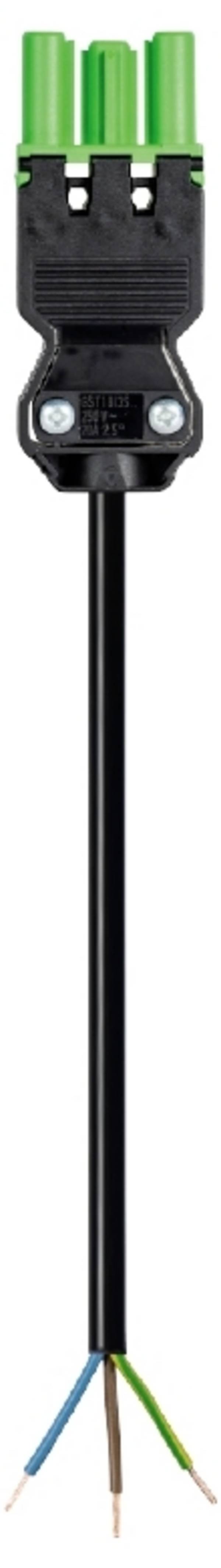 Wieland Electric 92.297.2003.7  priključni kabel  crna 2 m