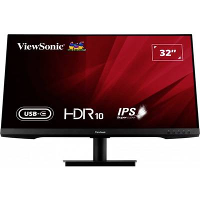 32-inčni monitor ViewSonic s USB-C priključkom, HDR10 podrškom i IPS tehnologijom, na crnom postolju.