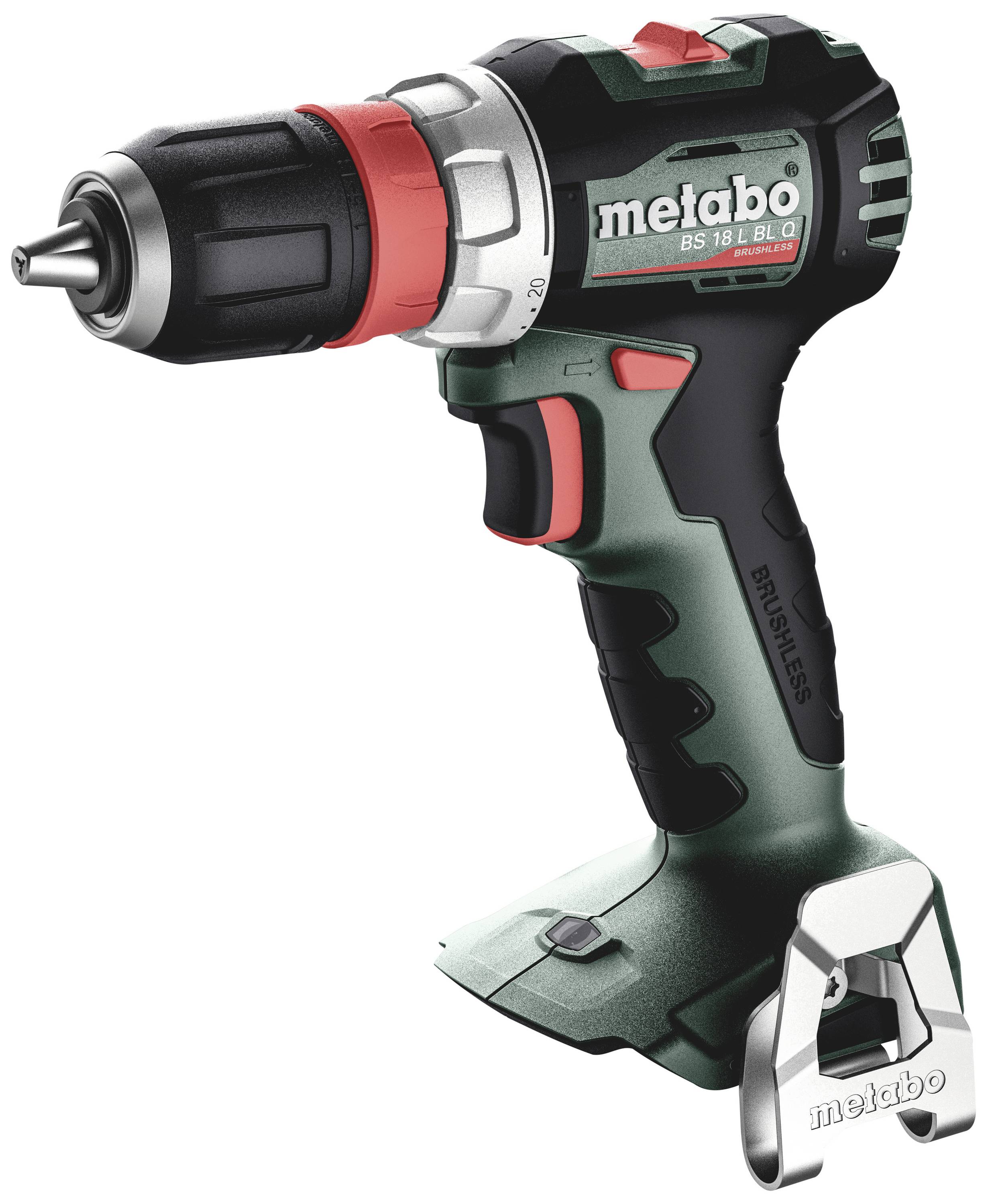 Metabo BS 18 L BL Q 613156840 Borrskruvdragare batteri 18 V Li-Ion borstfri, inkl. v&auml;ska, exkl. batteri/laddare, Utan laddare