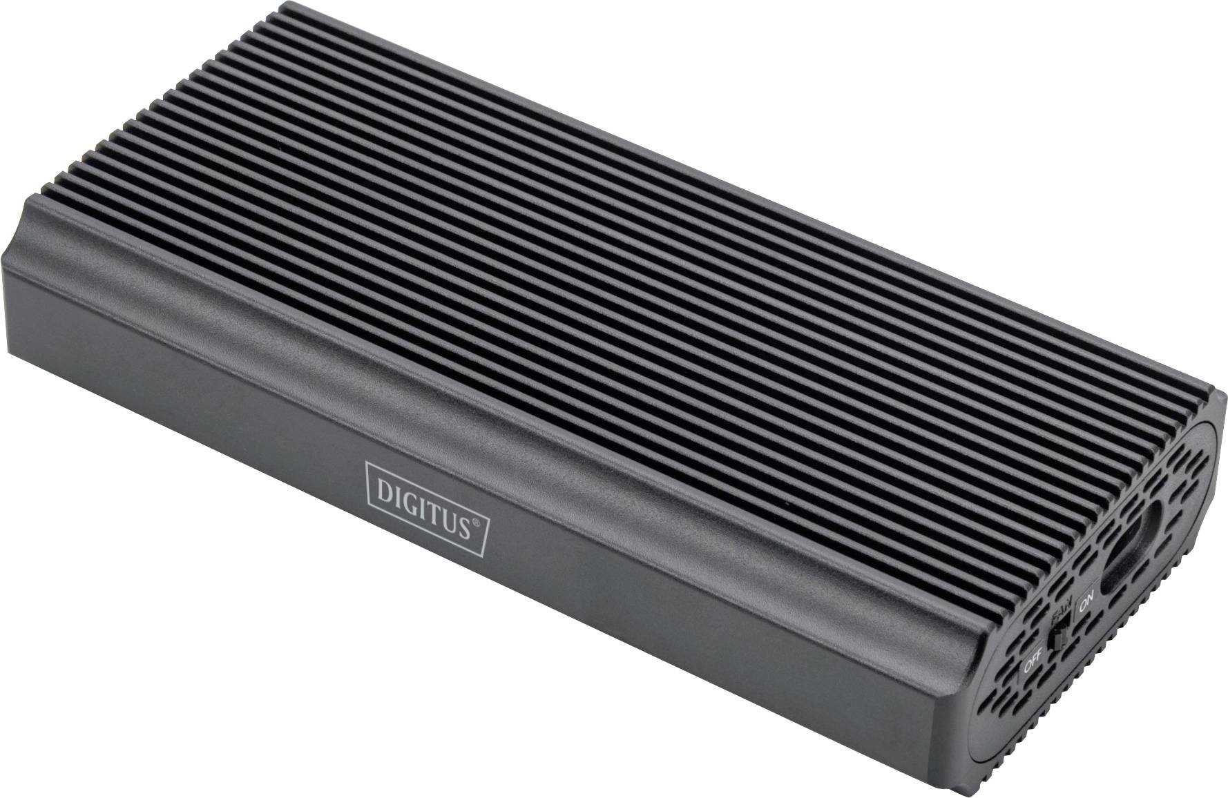 Digitus DA-71158 Boîtier pour SSD M.2 USB 4 40 GBit/s M.2 PCIe NVMe 2230, 2242, 2260, 2280 DA-71158