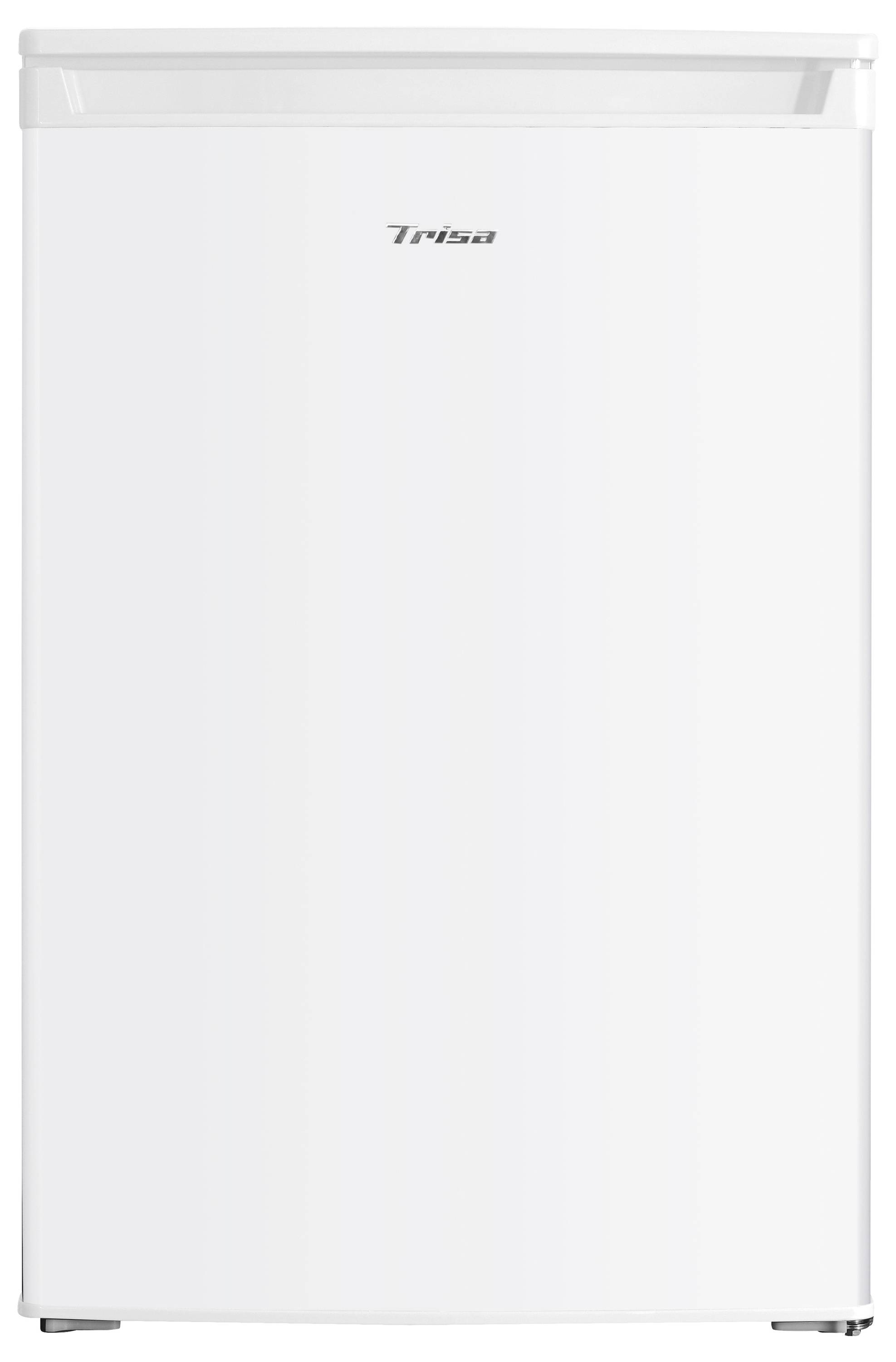 Bijeli hladnjak marke Trisa, prikazan frontalno.