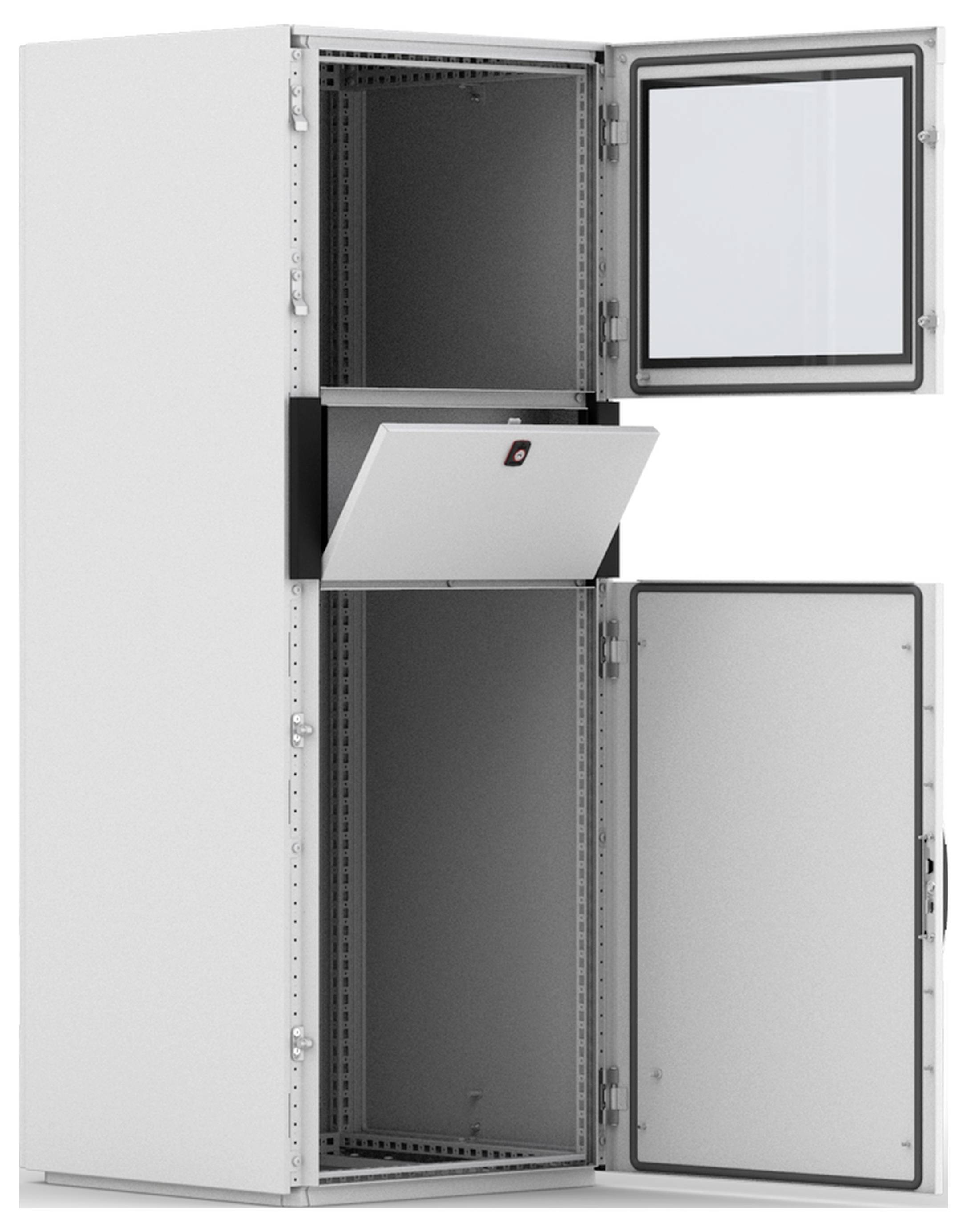 nVent HOFFMAN MCM16066 Staande kast 600 x 1600 x 600 Staal Grijs 1 stuk(s)