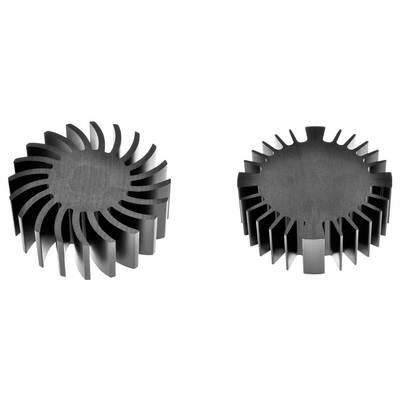 Fischer Elektronik SK 572 25 SA SK 572 25 SA led hladnjak 1.7 K/W (D x Š x V) 85 x 85 x 25 mm-0