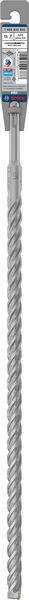 Sivi betonski svrdlo s plavom i crvenom ambalažom. Pogodan za SDS-plus strojeve, promjer 10 mm, duljina 200 mm.