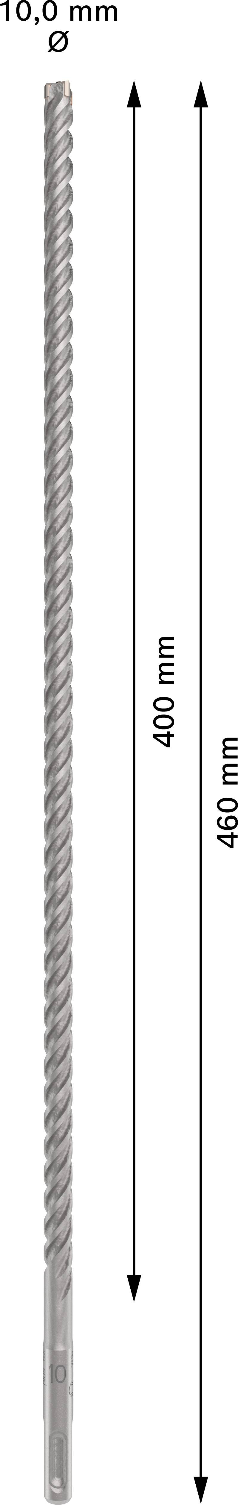 Svrdlo promjera 10,0 mm i duljine 460 mm, od čega je 400 mm uporabivo.