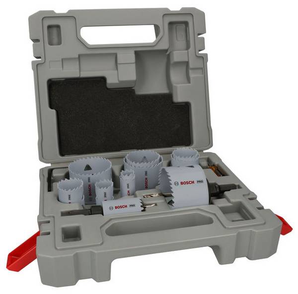 Bosch Accessories 2608900525 2608900525 krunska pila-komplet 19 mm, 22 mm, 25 mm, 29 mm, 35 mm, 38 mm, 44 mm, 51 mm, 57 mm, 64 mm, 76 mm 1 St.
