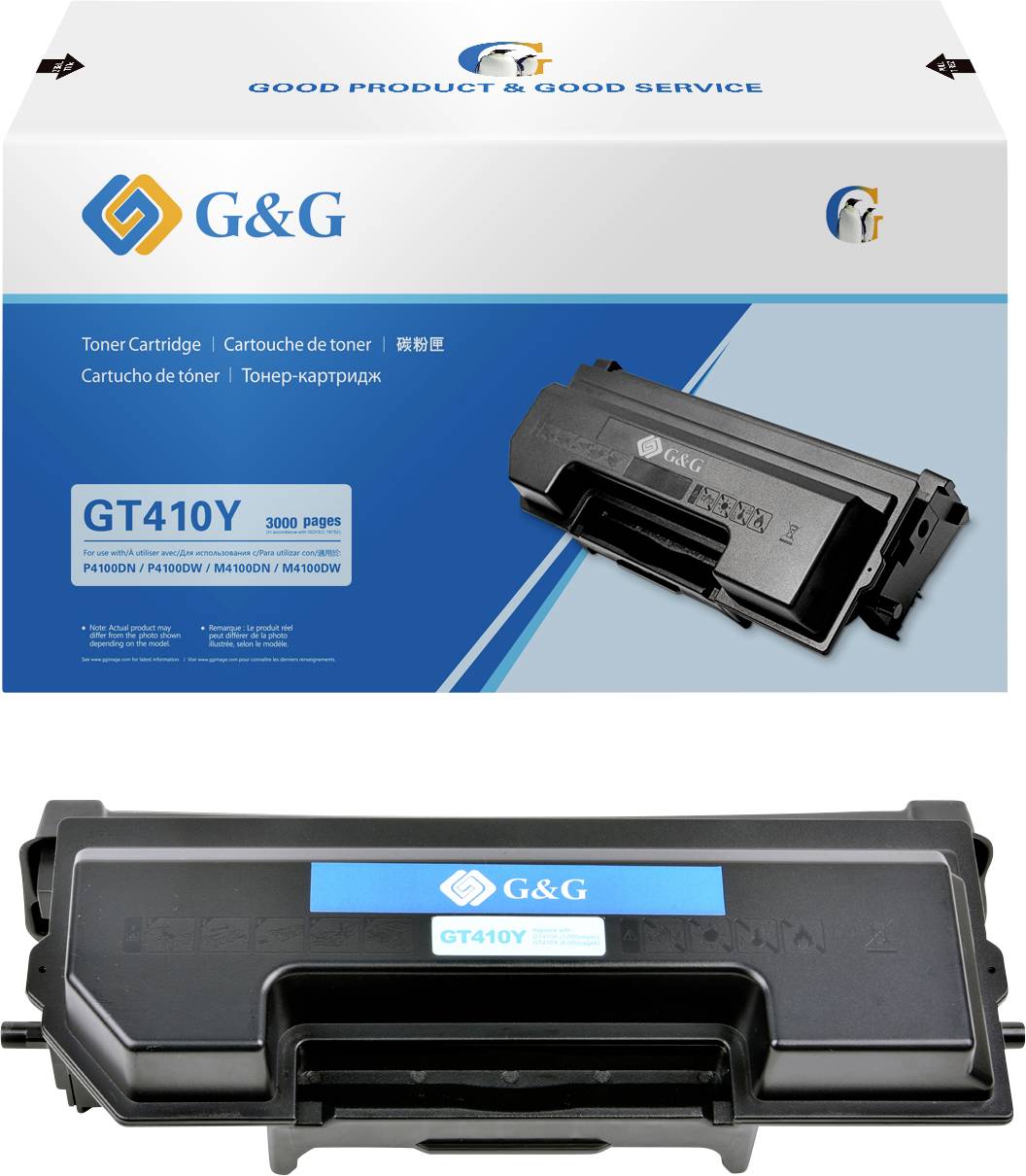 G&G Toner GT410Y Origineel Zwart 11000 bladzijden G&G-GT410Y