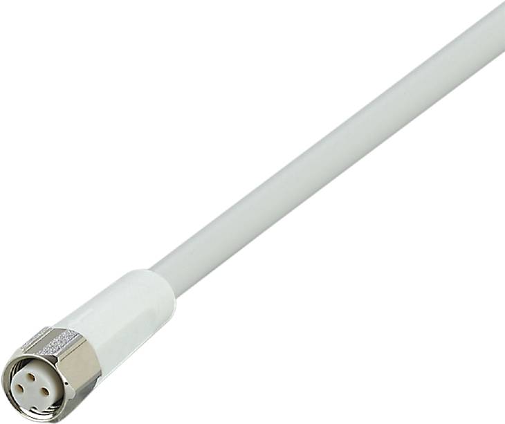 Bijeli metalni stup antene za krov s priključkom, pogodan za vanjsku instalaciju radi pojačanja signala.