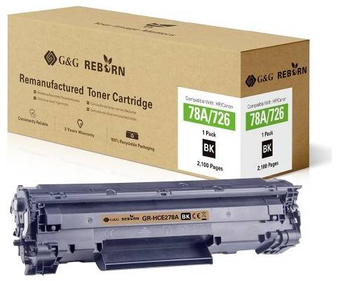 G&G Toner vervangt HP, Troy 78A Compatibel Zwart 2100 bladzijden Reborn remanufactured 21224