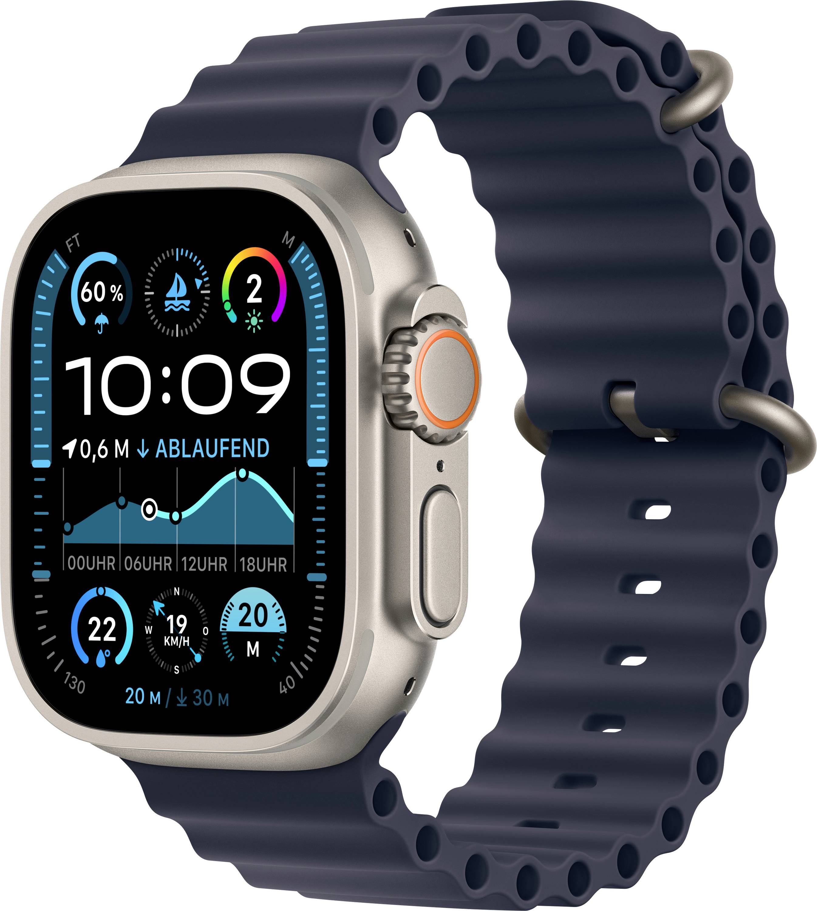 Apple Watch Ultra 2 (2024) GPS + Cellular 49 mm kućište od titana Ocean Band mornarska