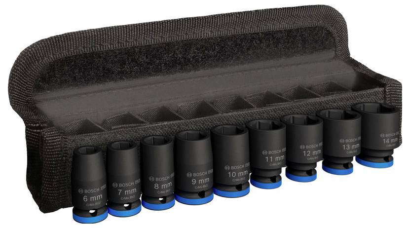 Bosch Accessories 2608003034 2608003034 Dopsleutelinzetset Metrisch 1/4 (6,3 mm) afbeelding