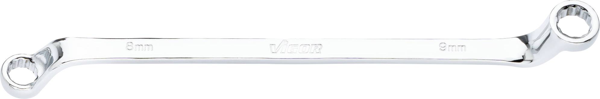 Vigor V7750-8X9 Ringsleutel Sleutelbreedte (metrisch) 8 - 9 mm