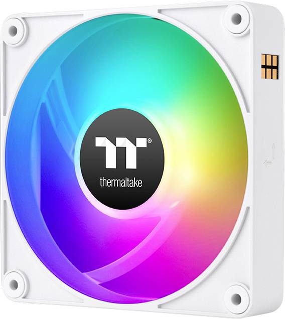 Thermaltake CT140 EX Reverse ARGB Sync PC Cooling Fan White 3 Fan Pack PC-ventilator Meerdere kleuren (b x h x d) 140 x 140 x 25 mm Incl.