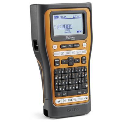 Prijenosni uređaj za označavanje s LCD zaslonom na kojem piše 'PT-E560BT'. Tipkovnica s numeričkim i abecednim tipkama.