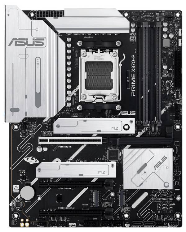 Asus PRIME X870-P (AM5) (D) matična ploča Baza #####AMD AM5 Faktor oblika (detalji) ATX Set čipova matične ploče AMD® X870